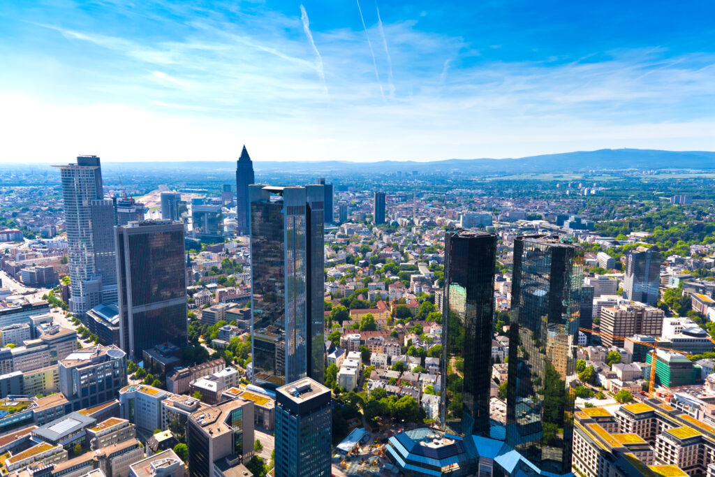 View from Main Tower at Frankfurt