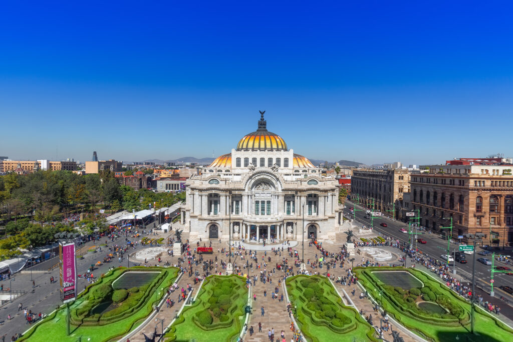 Palacio de Bellas Artes at Mexico City