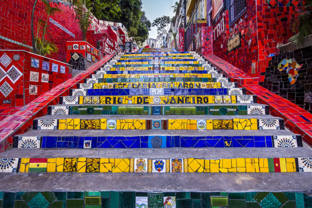 Escadaria Selaron at Rio de Janeiro