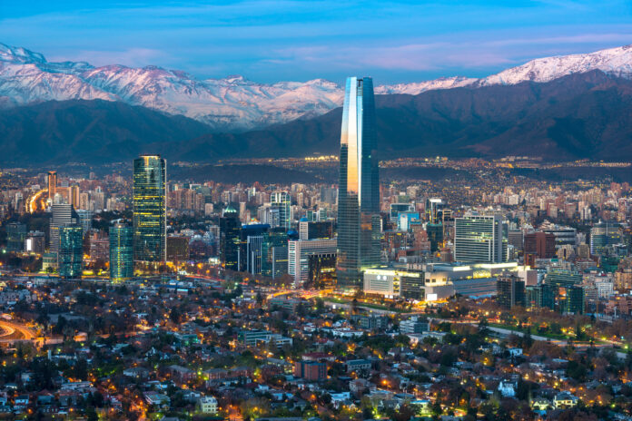 Santiago de Chile Skyline at night