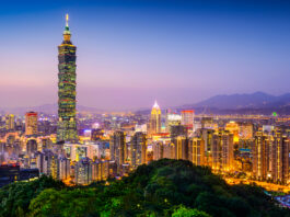 Taipei Skyline at night