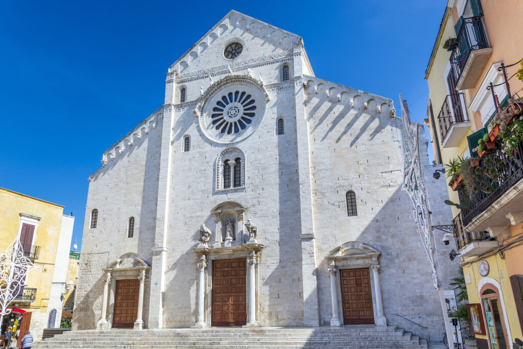 Cathedral of San Sabino dominates the old town of Bari