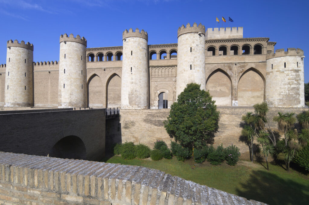 Castillo de la Aljafería at Zaragoza
