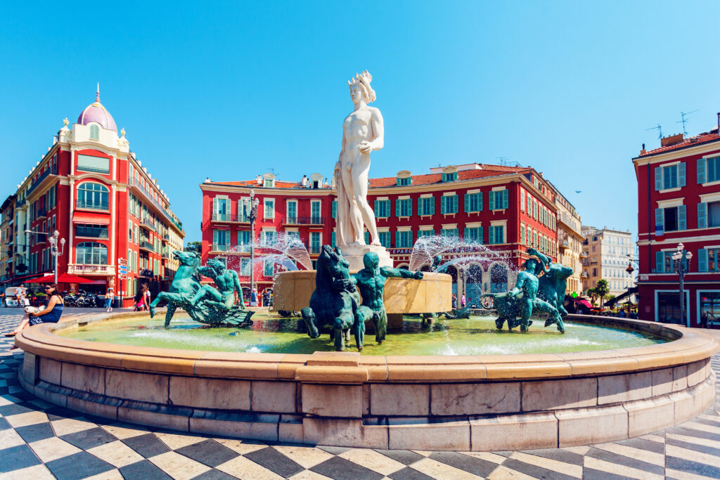 Place Massena in Nice - France