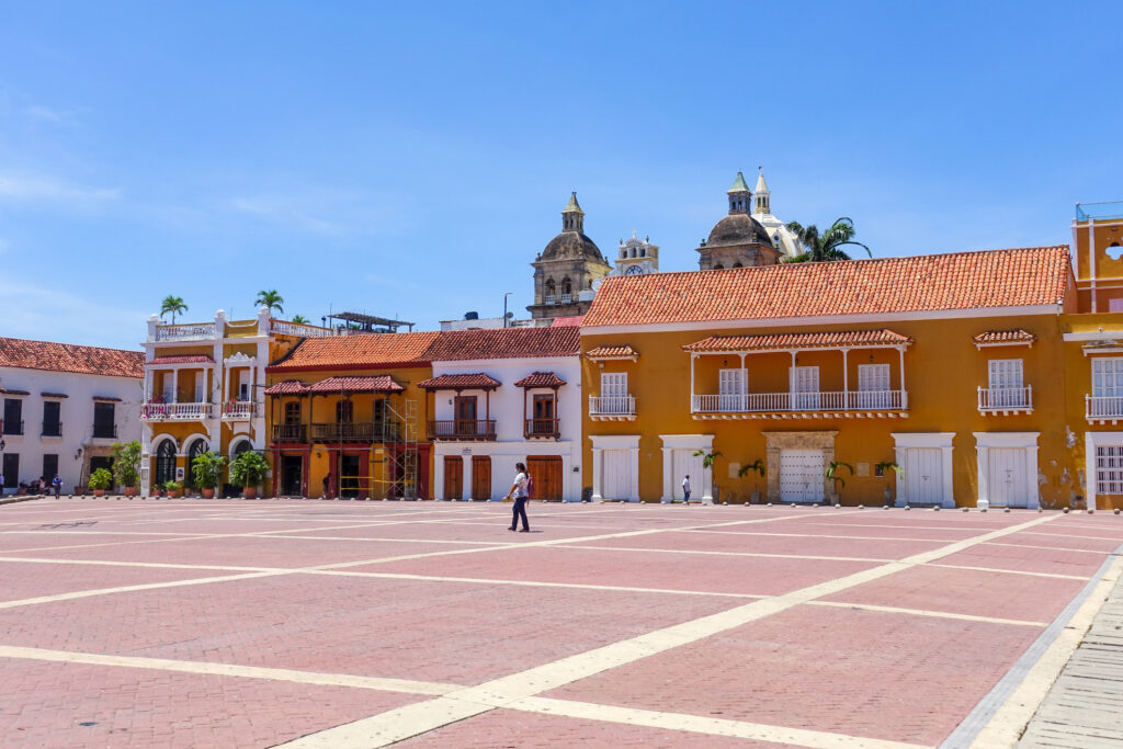 Plaza de la Aduana in Cartagena