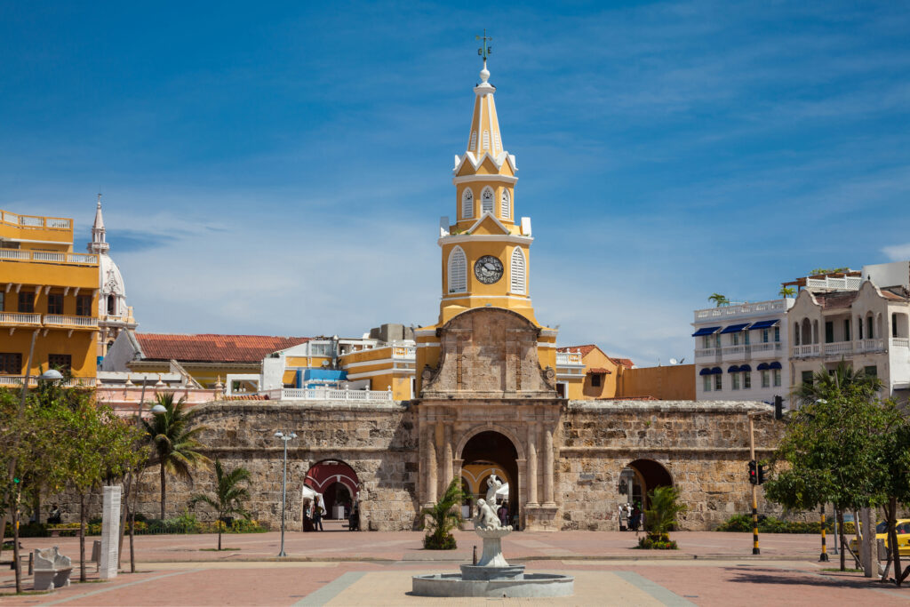 Clock Tower Monument in Cartagena