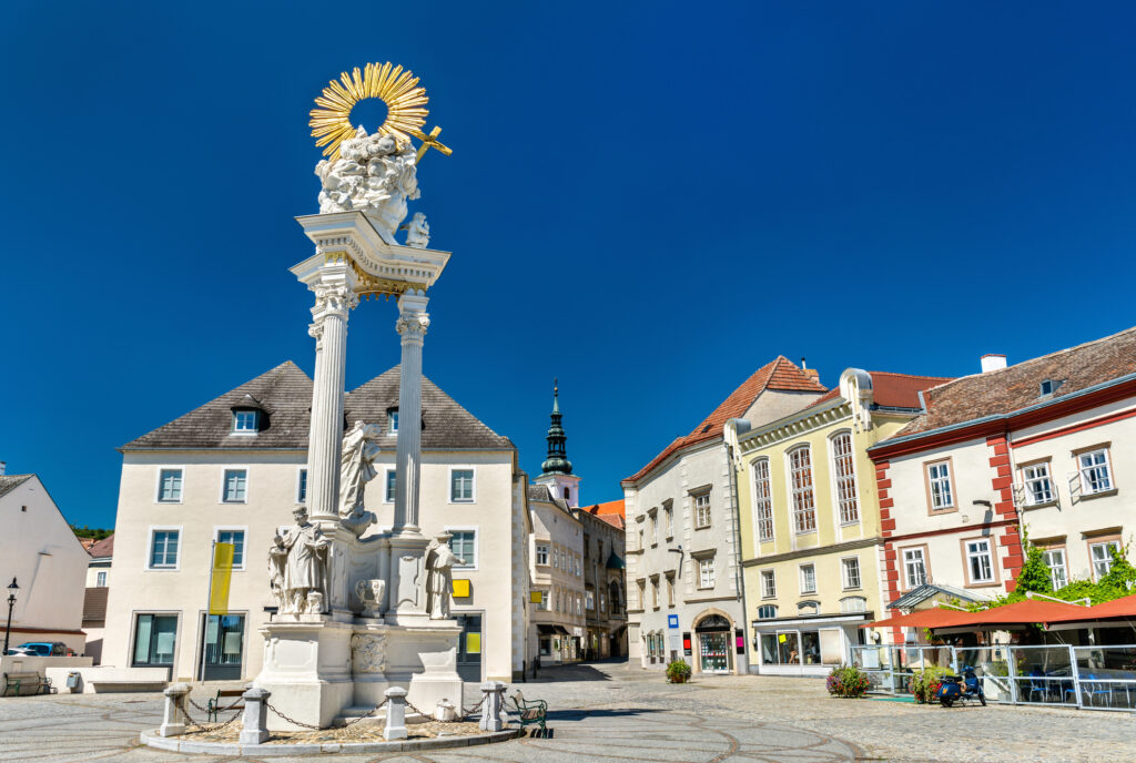 Holy Trinity Column in Krems on the Danube, Austria