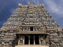 Minakshi Sundareshvara Hindu Tempel - Madurai -Indien