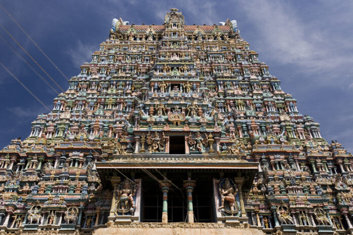 Minakshi Sundareshvara Hindu Tempel - Madurai -Indien