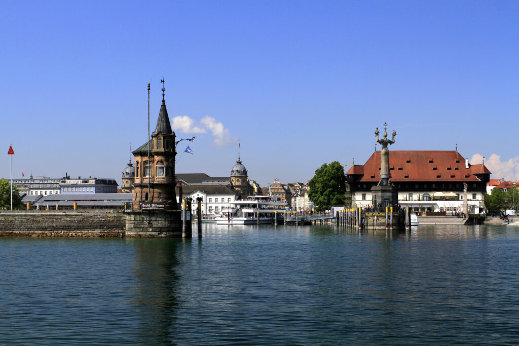 Port in the city of Constance on Lake Constance 