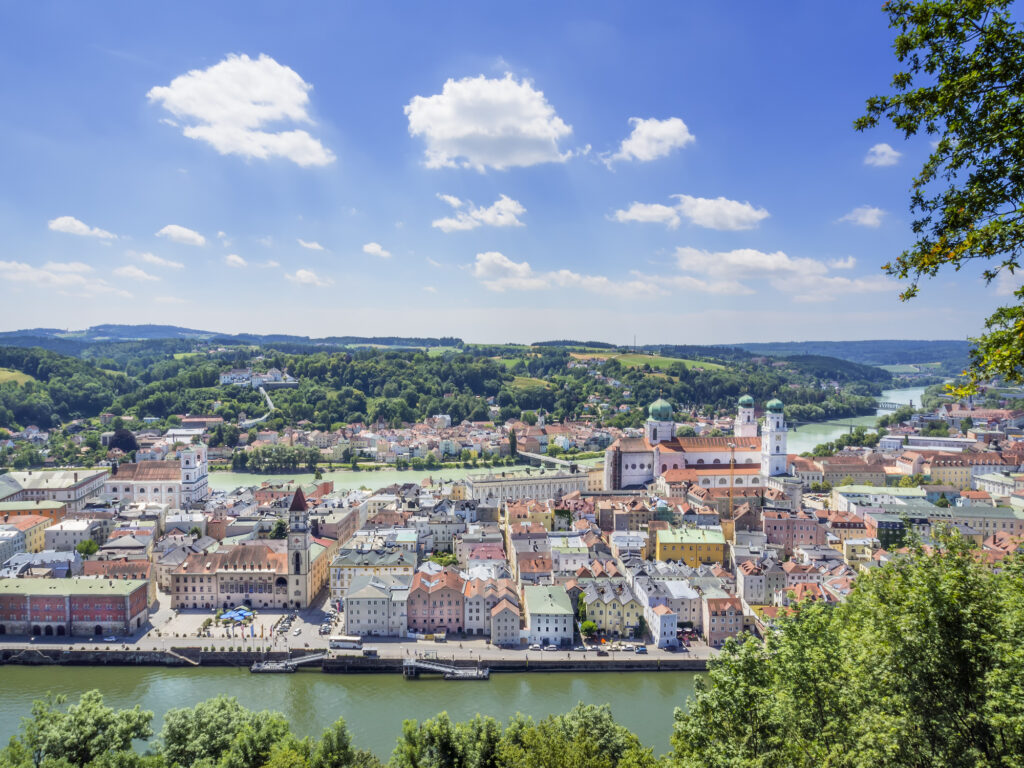 View to Passau - One of the best cities to visit in Germany