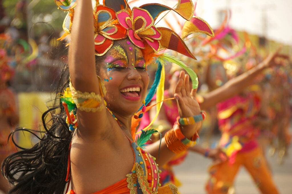 Carnival parade in Barranquilla, Colombia