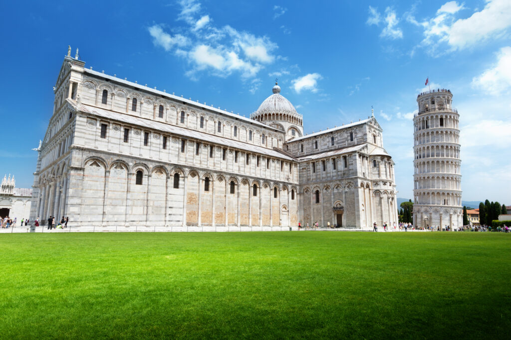 The leaning tower, Pisa