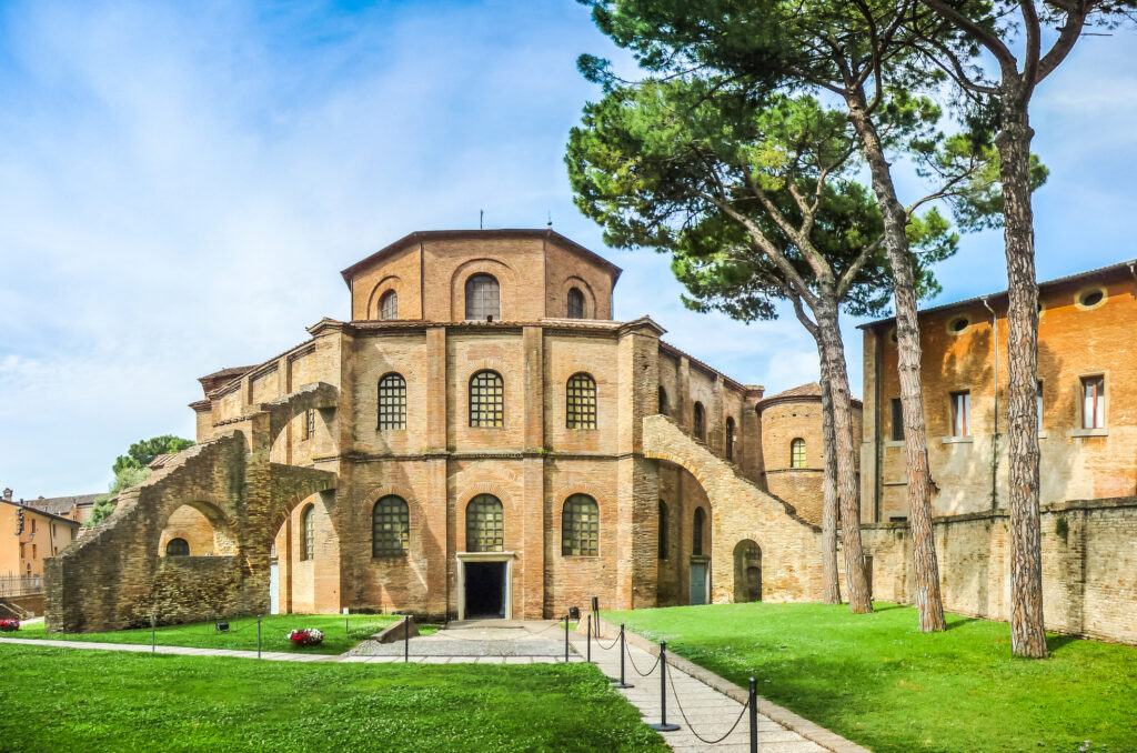 Famous Basilica of San Vitale in Ravenna, Italy