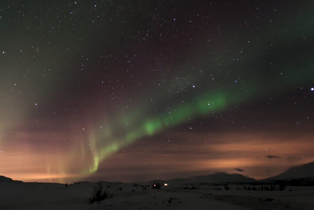 Northern lights in Abisko Sweden