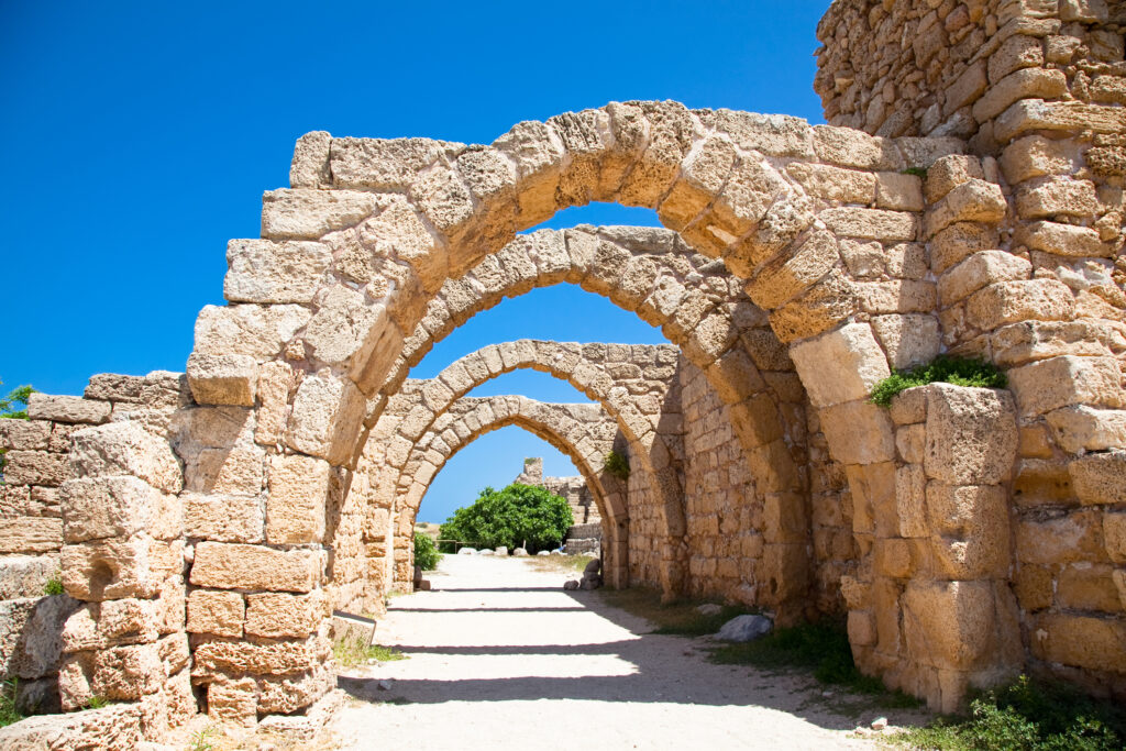 Ruins of antique Caesarea, Israel