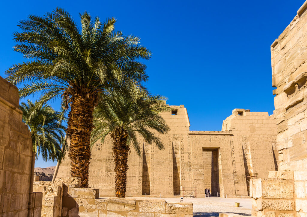 The mortuary temple of Pharaoh Ramses III