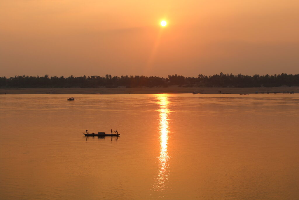 Cambodia. Mekong River. Kratie city