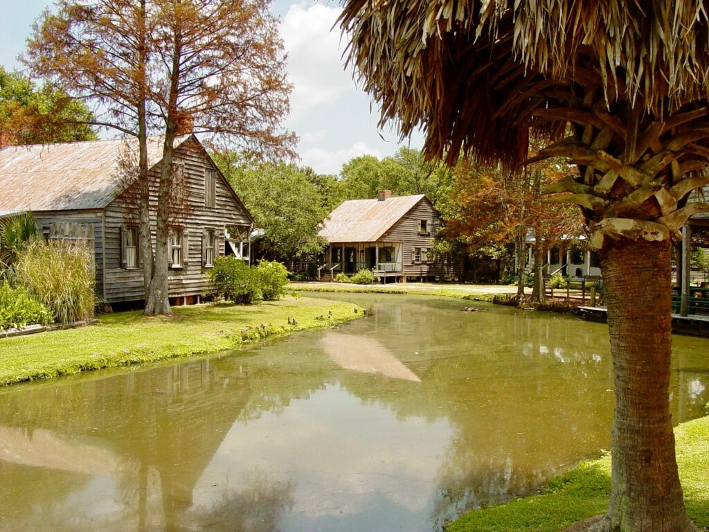 Cajun village near Lafayette, Louisiana