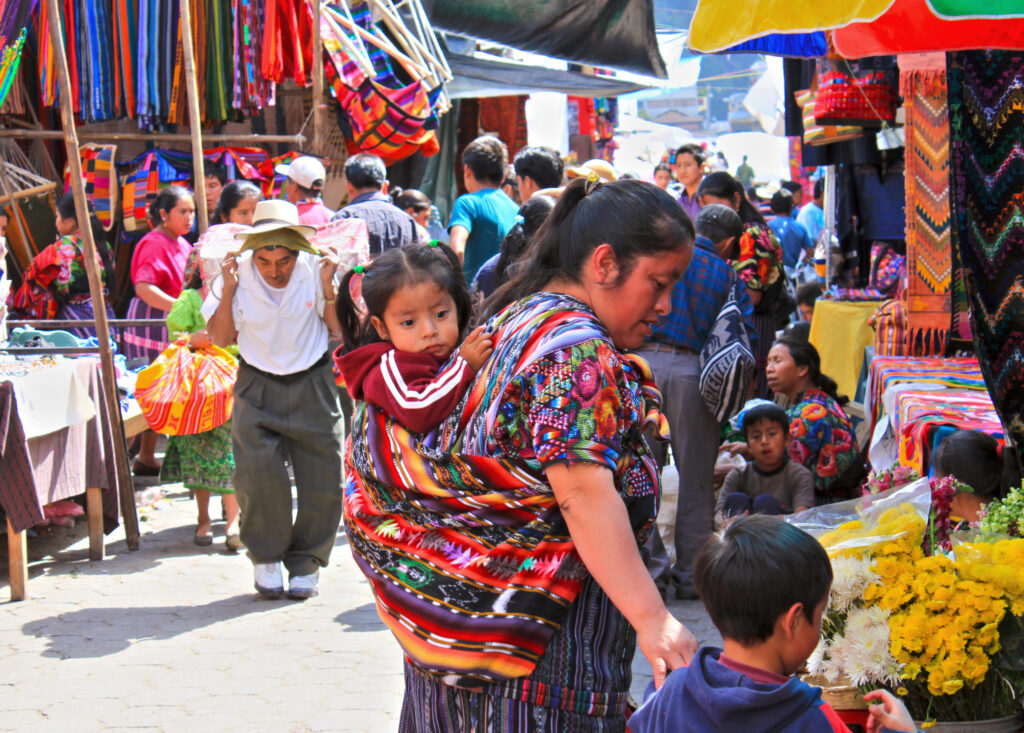 Guatemala Woman in Chichicastenango Market