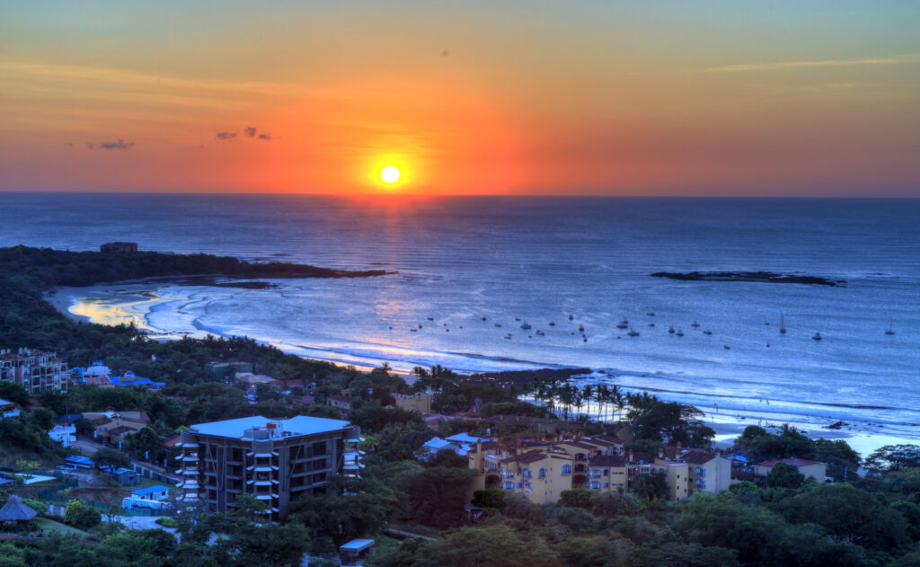 Sunset over Tamarindo