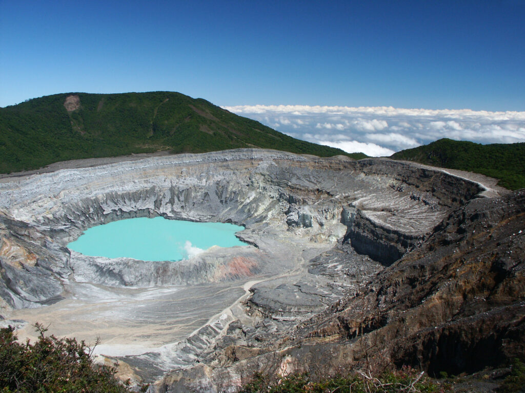Crater of Volcano Poas