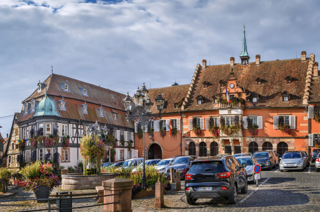 Town hall in Barr, Alsace, France
