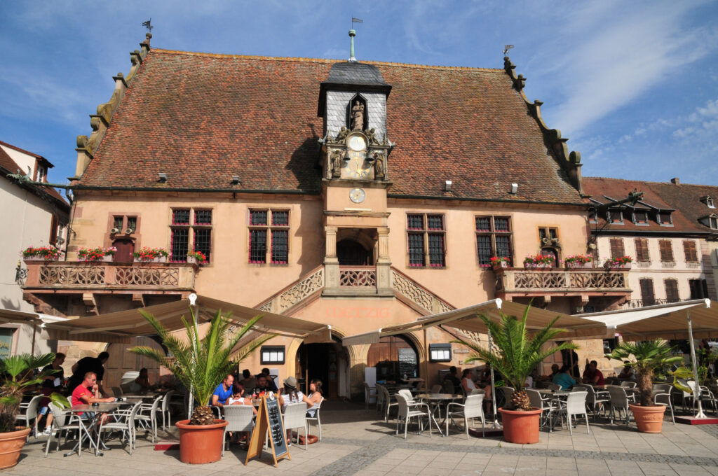 Alsace, the picturesque village of Molsheim